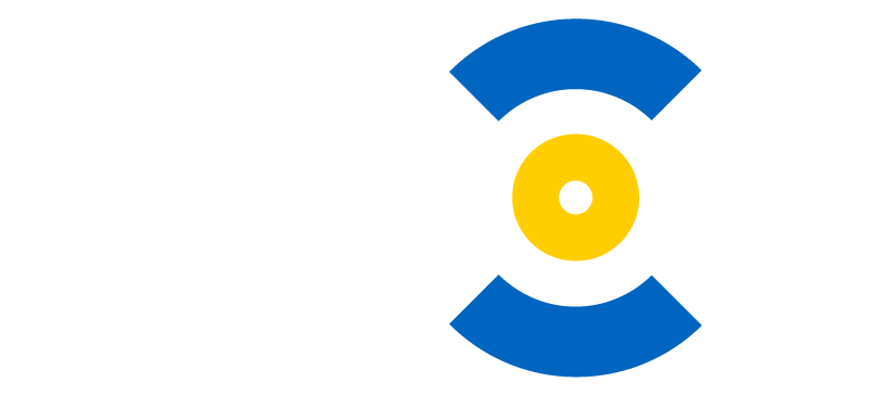 Ocular3D Logo White PNG 800x363