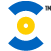 Ocular3D Eye Logo Yellow Blue PNG 50x50