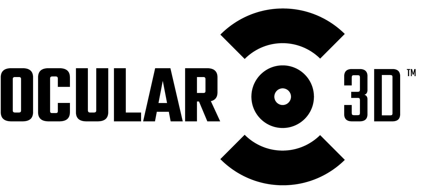 Ocular3D Logo Black PNG 1400x300